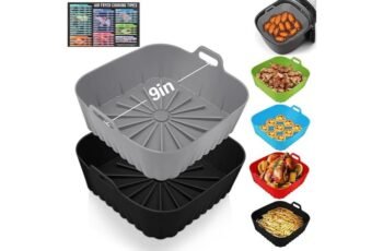Square Silicone Air Fryer Liners Review