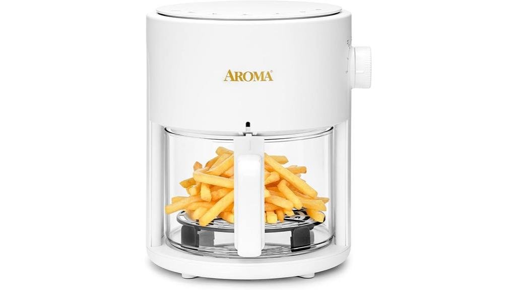 aroma glass air fryer review