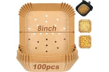 BYKITCHEN Square Air Fryer Liners Review