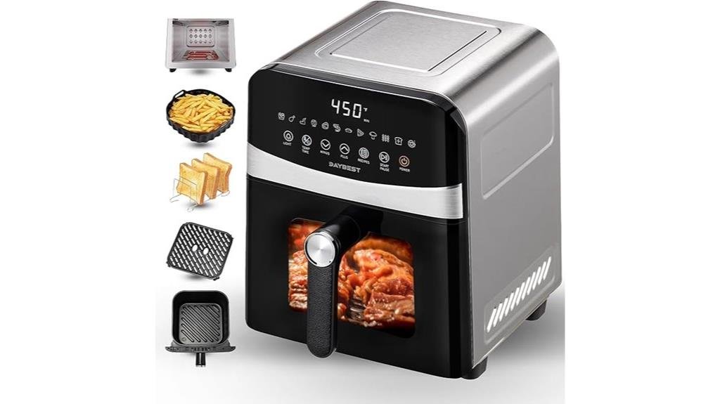 daybest airfryer performance review