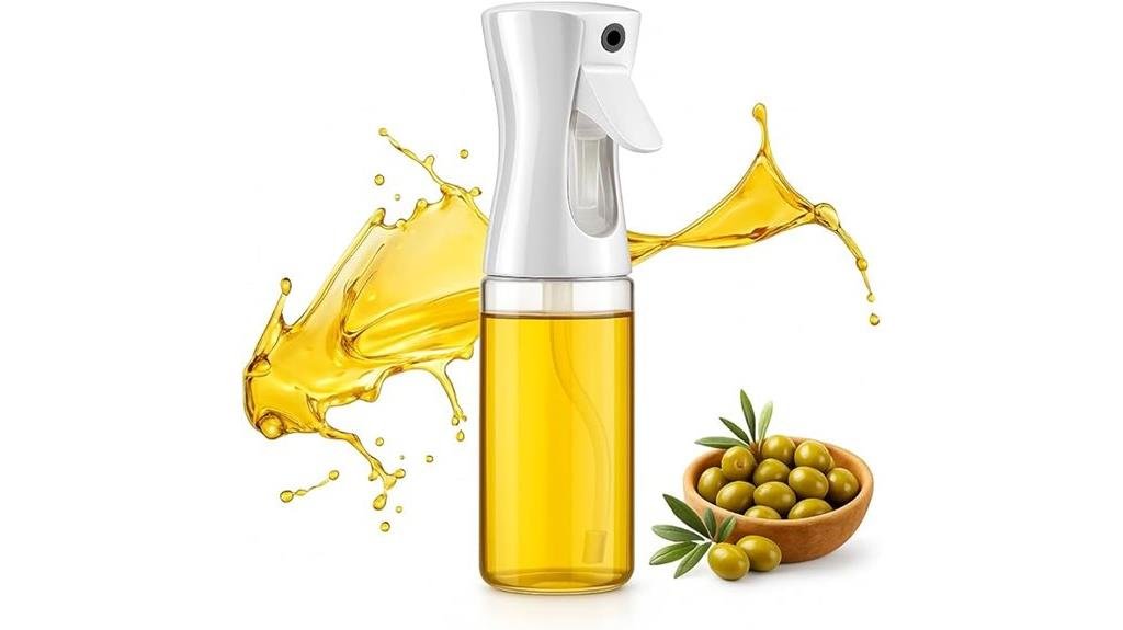 effortless cooking with sprayer