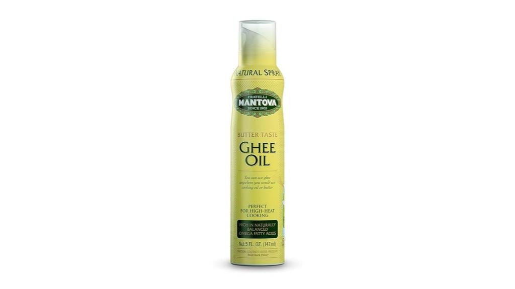 flavorful ghee butter spray