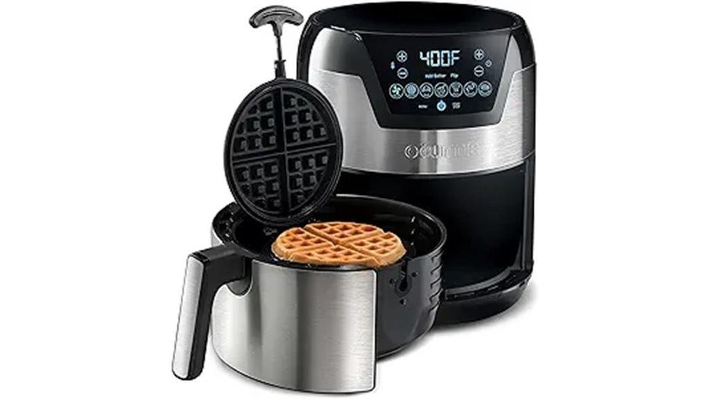 gourmia waffle maker review