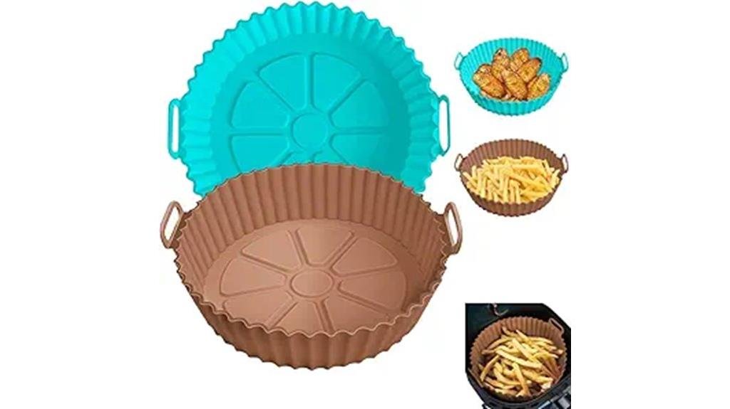 silicone air fryer liners