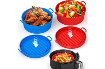 Collapsible Silicone Air Fryer Basket Liners Review