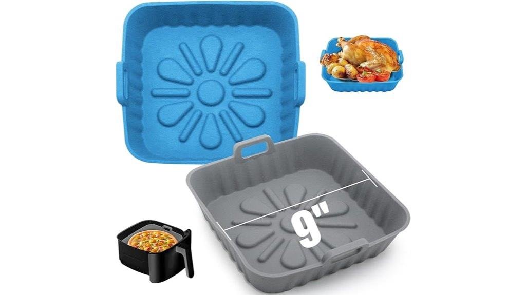 silicone air fryer liners