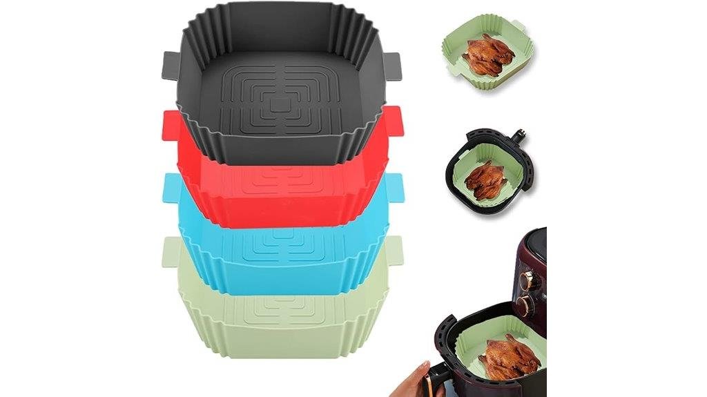 silicone air fryer liners