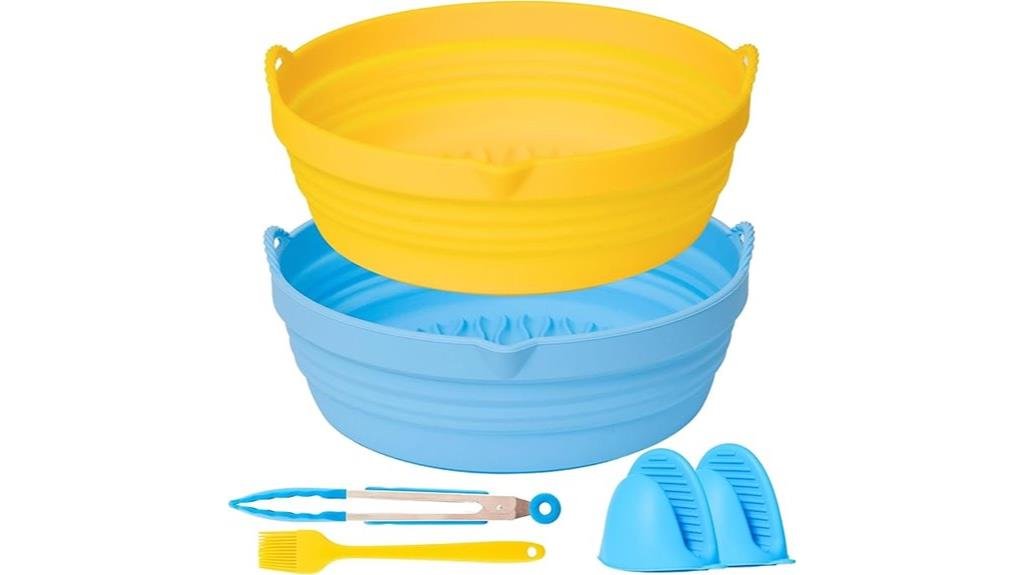 silicone air fryer liners