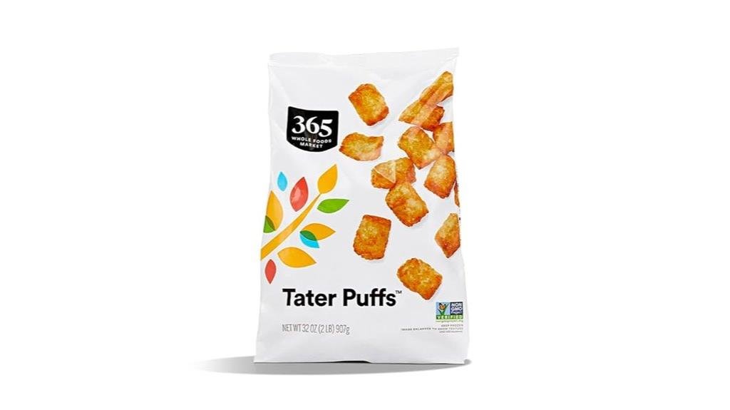 tasty frozen potato snacks
