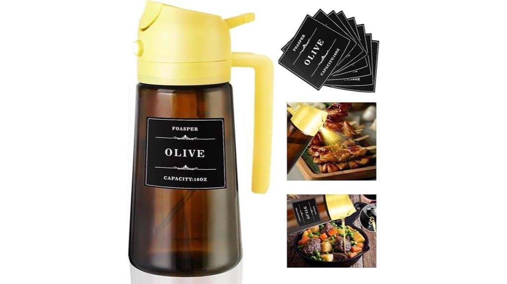 versatile cooking oil sprayer