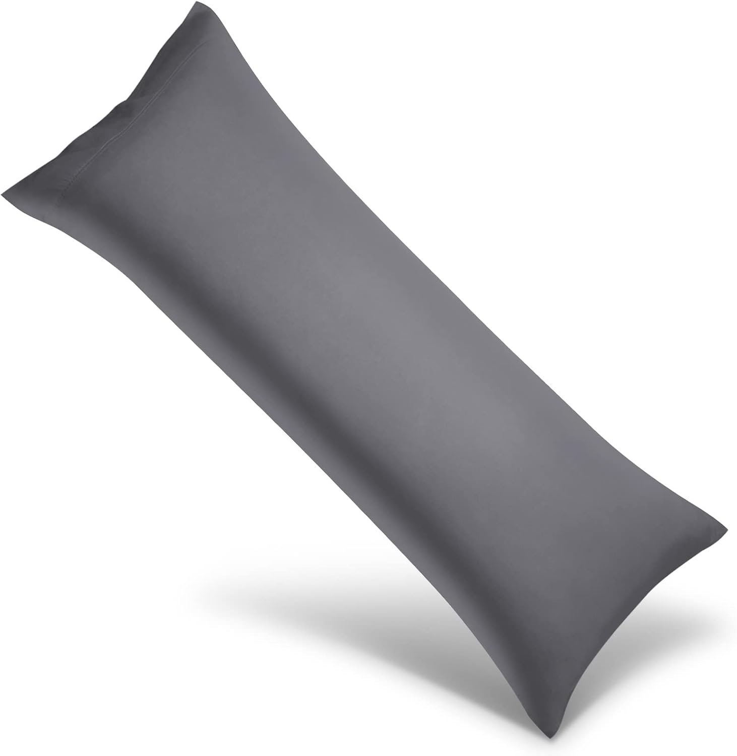 Body Cooling Pillowcase Long Pillow Case Breathable Cool Silky Soft Rayon Derived from Bamboo Fabric, Hair and Skin Friendly