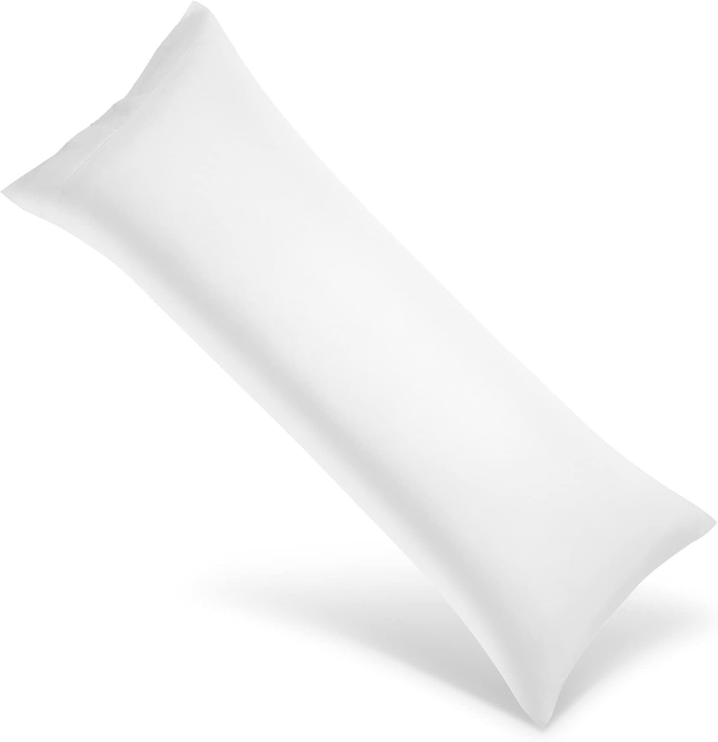 Body Cooling Pillowcase Long Pillow Case Breathable Cool Silky Soft Rayon Derived from Bamboo Fabric, Hair and Skin Friendly
