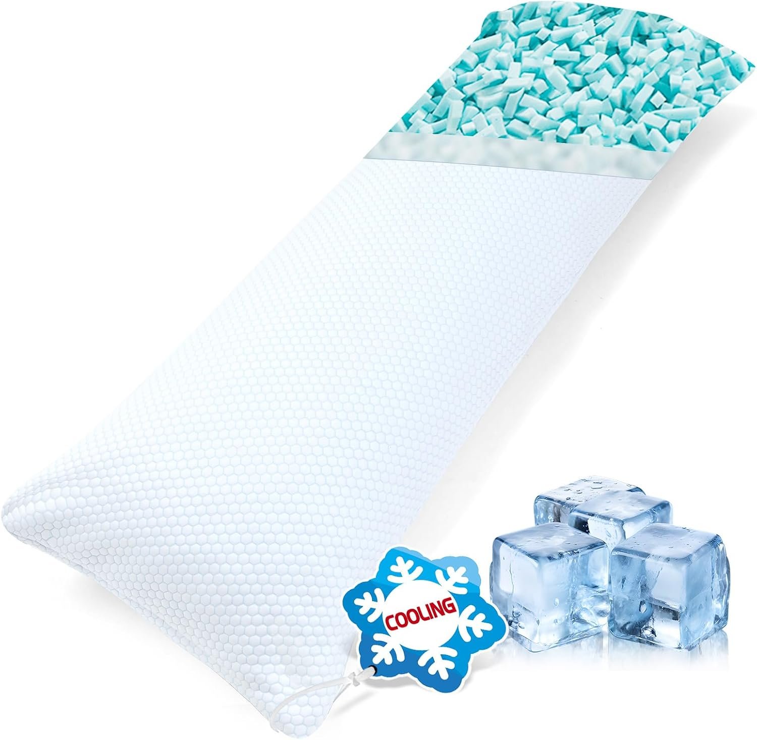 Body Pillow, Memory Foam Body Pillows for Adults Sleeping, Long Pillow for Bed, Big Large Firm Full Body Pillow for Side