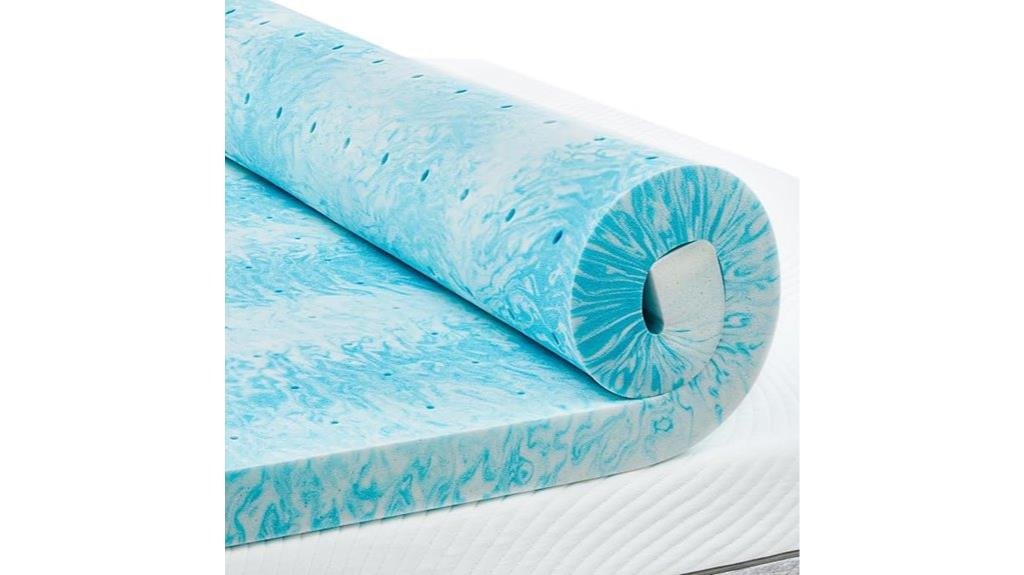 comfortable and cooling mattress topper