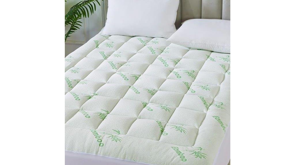 comfortable bamboo mattress topper