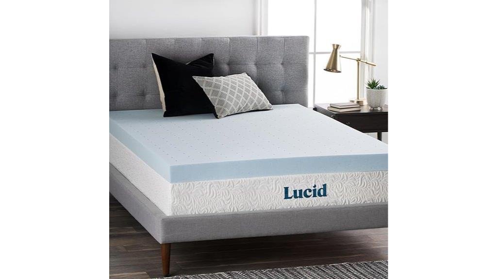 comfortable gel foam topper