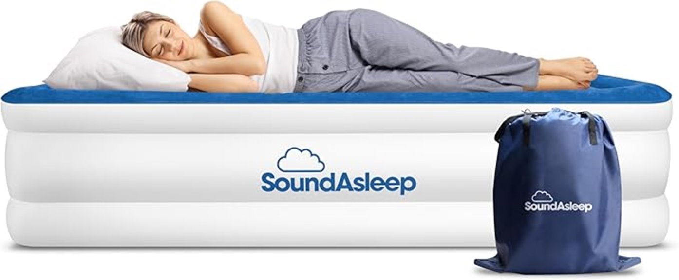 comfortable inflatable sleeping solution