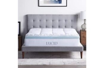 LUCID 4 Inch Mattress Topper Review