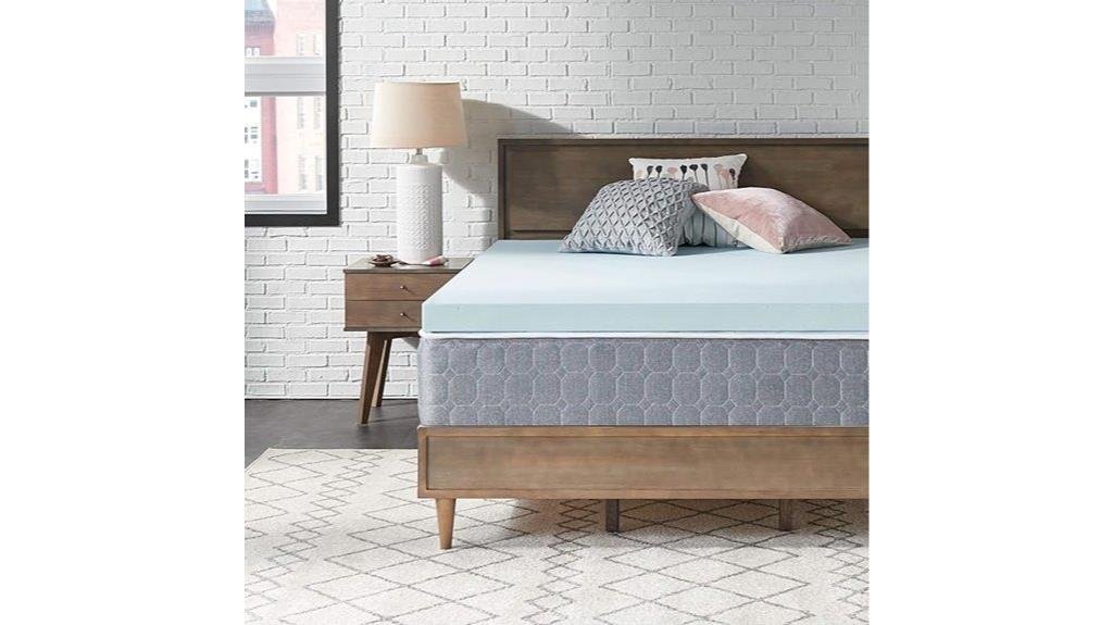 comfortable memory foam topper