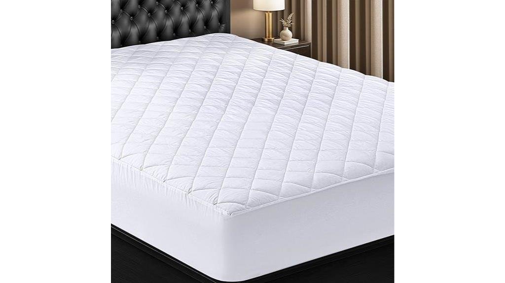 comfortable quilted mattress pad