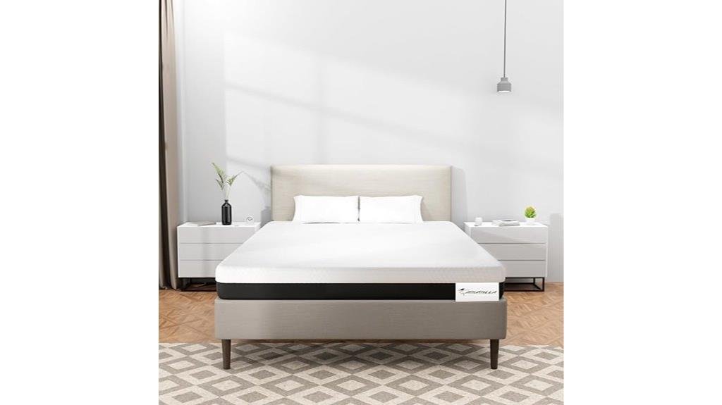 comfortable six inch mattress