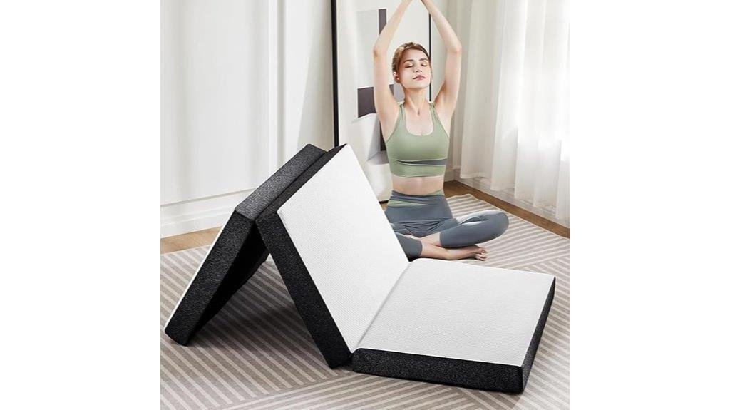 comfortable tri fold mattress option