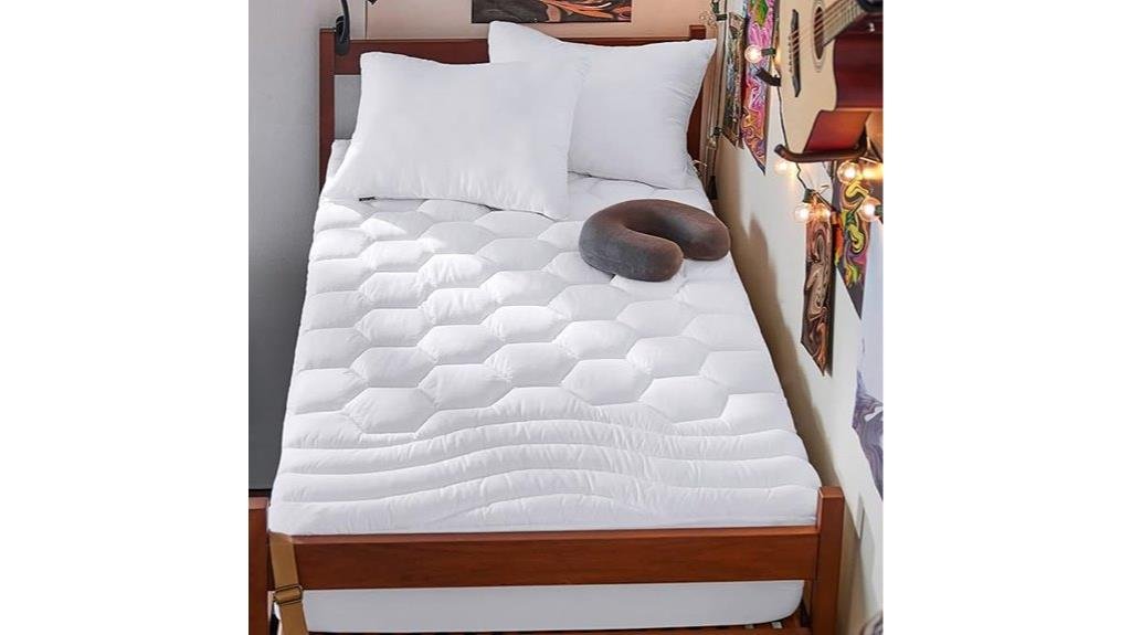 comfortable twin xl mattress pad