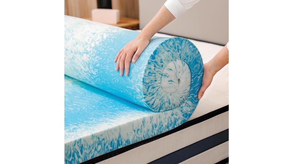 gel memory foam topper