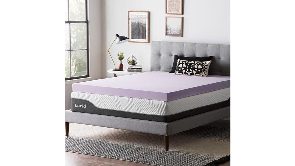 lavender infused mattress topper