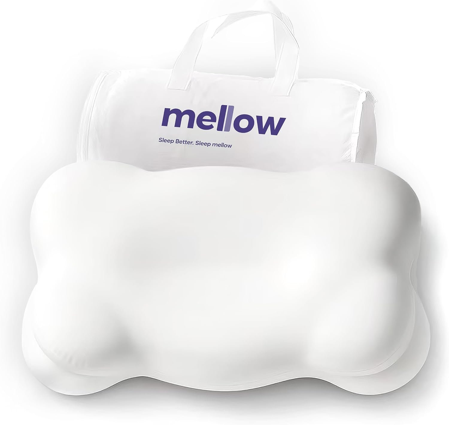 Mellow CloudAlign Memory Foam Pillow for Neck Shoulder Support, Standard Mellow CloudAlign Memory Foam Pillow for Neck Shoulder Support, Standard