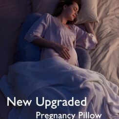 Momcozy Original F Shaped Pregnancy Pillow with Adjustable Wedge Pillow