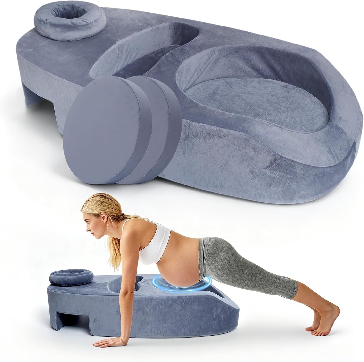 Pregnancy Massage Cushion and Headrest,Prenatal Massage Pillow