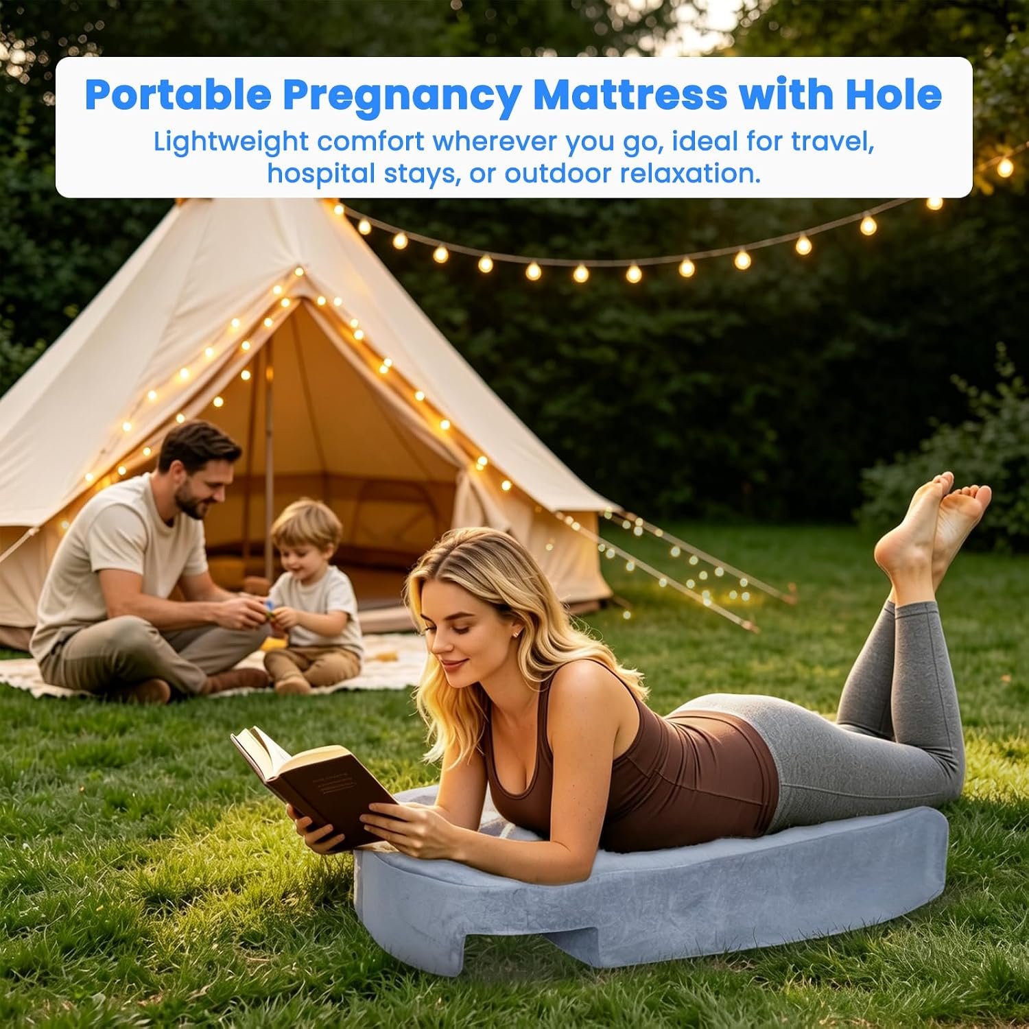 Pregnancy Massage Cushion and Headrest,Prenatal Massage Pillow