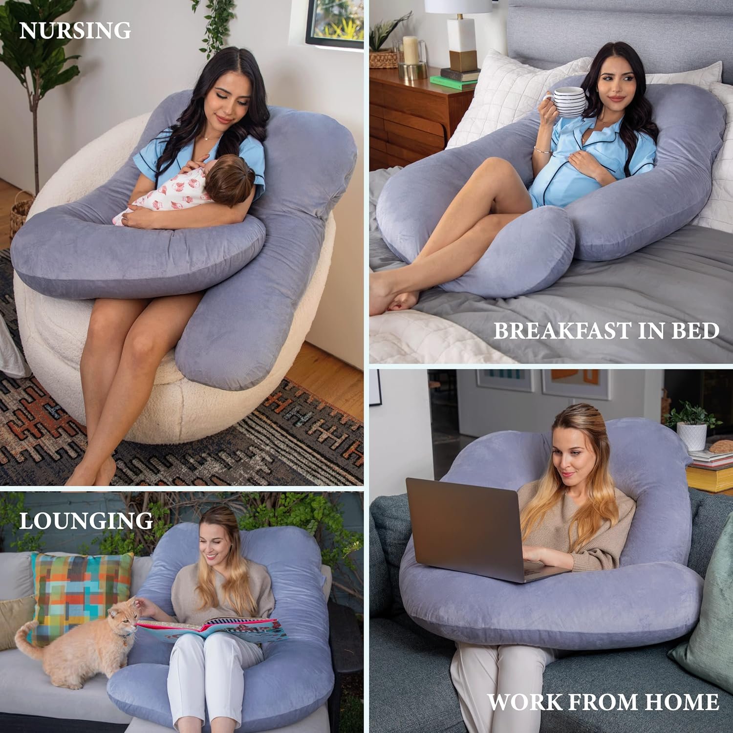 Pregnancy Pillow, Body Pillow, Side Sleeper Pillow, Plush
