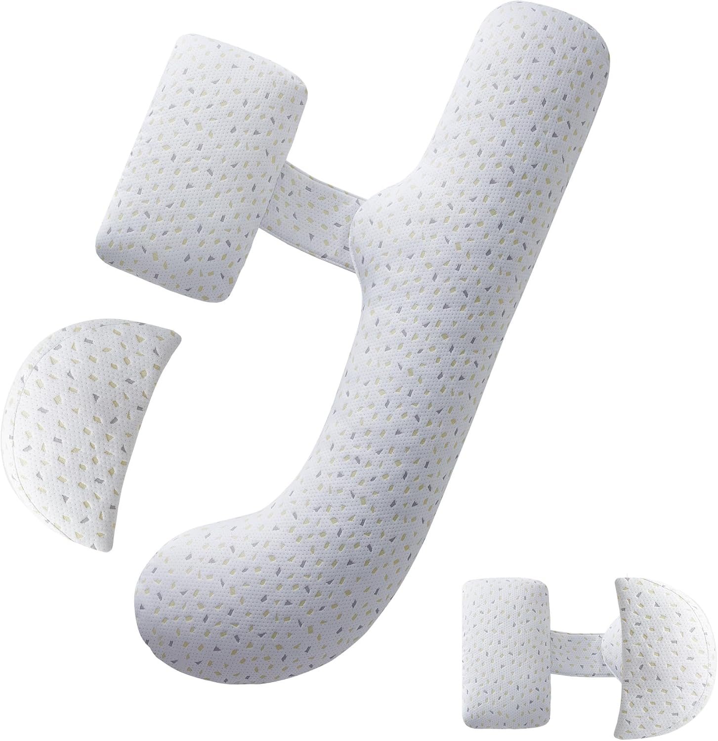 Pregnancy Pillow for Sleeping, Maternity Pillow Support for Back, Legs, Belly, HIPS