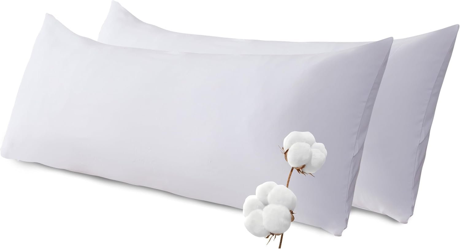 SHOUREN Large Body Pillow,Long Bed Pillow for Adults