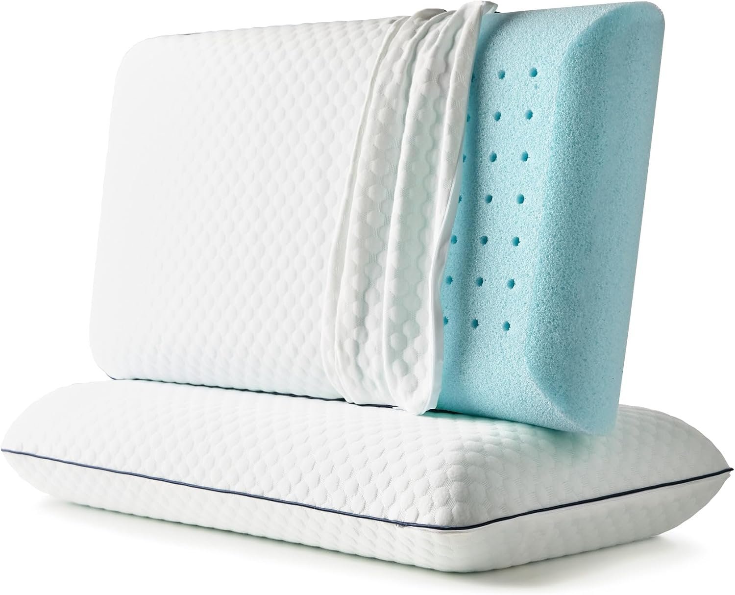 Weekender Cooling Gel Memory Foam Pillow, Ventilated, Standard Size
