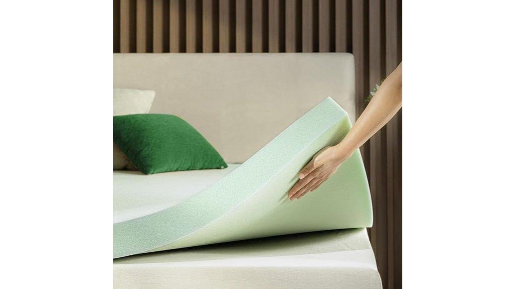 zinus green tea mattress topper