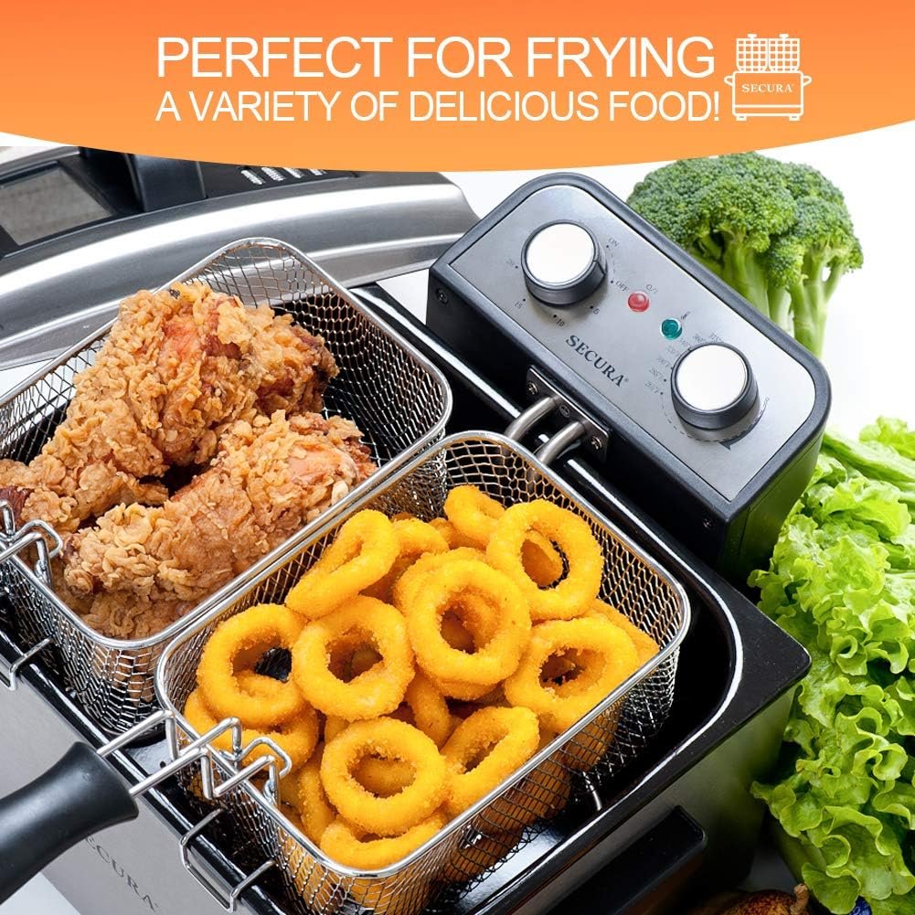 Secura Electric Deep Fryer 1800WWatt Review Home Product Catalog