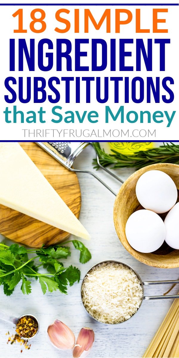 Tasty and Simple Ingredient Substitutions